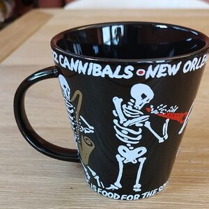 New Orleans Jazz Cannibals Skeleton Band Coffee Mug